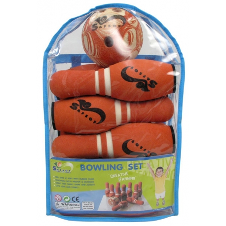 Детский боулинг в сумке 380мм SafSof 