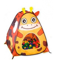 Игровой домик с шарами Calida Жираф (100шт) Арт.690   