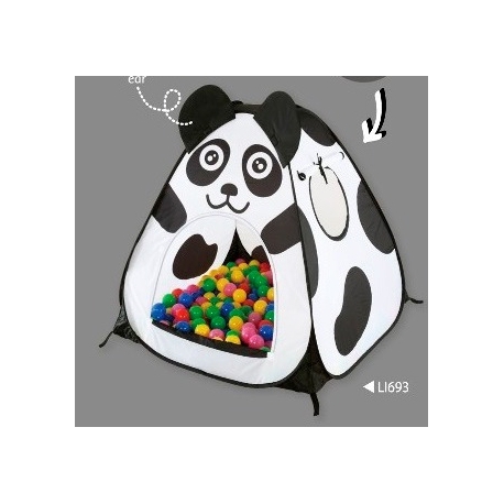 Игровой домик с шарами Calida Панда (100шт) арт.693   