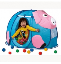 Игровой домик с шарами Calida Поросенок (100шт) Арт.667  