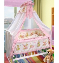 Комплект в кровать 7 предметов Soni Kids Зайчик-Садовод     