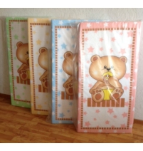 Матрас в кроватку Монис-Стиль Кокос Мишутка (бязь стеганая) 119*59*10  арт.064 