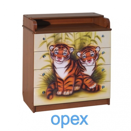 Комод пеленальный Тигрята КДП60/4-05     