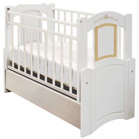 Кровать-трансформер МДФ Меандр (поперечный маятник) со столом     