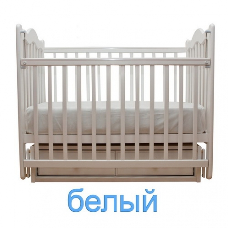 Кровать детская Счастливый малыш Дюймовочка (поперечный маятник)   