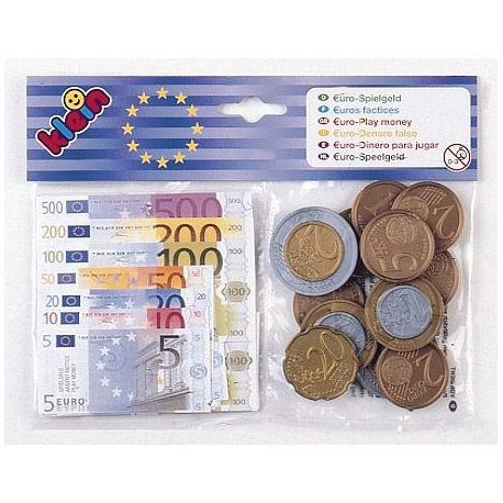 Игрушечные купюры и монеты Евро Klein, Арт.9612