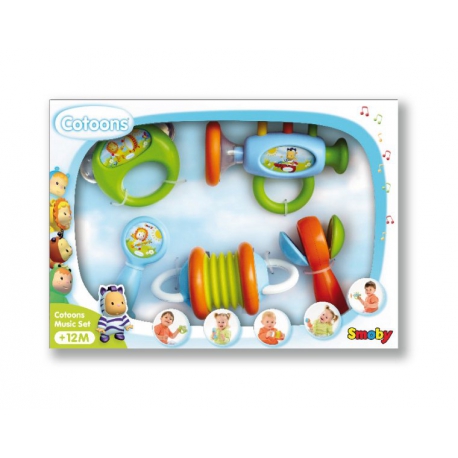 Набор погремушек - музыкальных инструментов, Арт. №. 211328 Cotoons Smoby