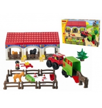 Конструктор Abrick Ecoiffier Конюшня Арт. №. 3104 