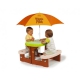 Столик Winnie д/пикника с зонтиком, Арт. №. 310466  Smoby