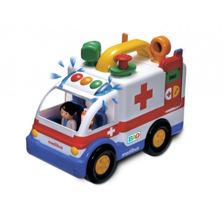 Машинка Скорая помощь со звуковыми и световыми эффектами, Арт. №. 827453 BAO Ecoiffier