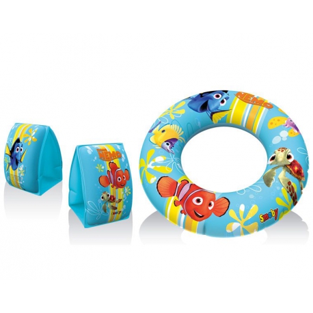 Надувной круг + нарукавники "Немо", Арт. №. 67281  Smoby