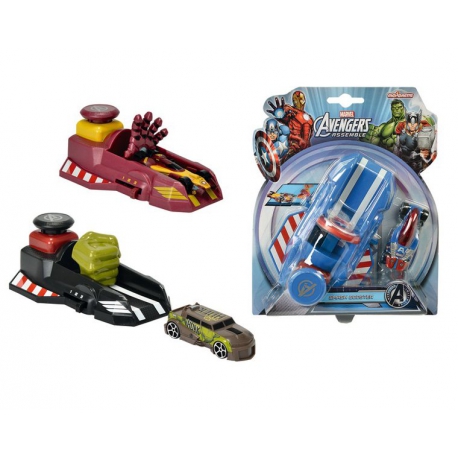 Пусковой механизм "Мстители" + авто, Арт. 3089778 Majorette