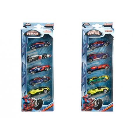 Набор авто "Человек Паук" 5 в 1, Арт. 3089812 Majorette