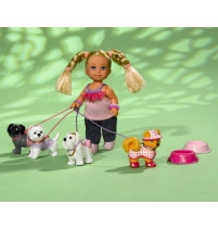 Игрушка Кукла Еви на прогулке с собаками, Арт. 5739053 Simba