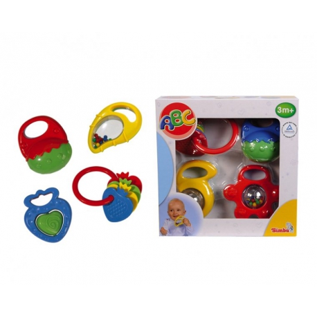 Набор из 4-х погремушек, Арт. 4018751 Simba