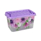 Ящик для игрушек "Георгины" прямоугольный 7л., Арт. М2077