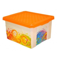 Ящик для игрушек "X-BOX" Брызги 17л, Арт. ПЦ2584БР-НК