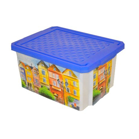 Ящик для игрушек "X-BOX" Город 17л, Арт. ПЦ2584ГР-НК