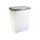 Корзина для белья "Артлайн" с крышкой 60л, Арт. С499