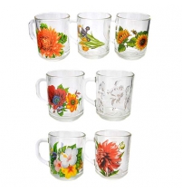 Кружка Green tea  200мл Цветы арт.07с1335