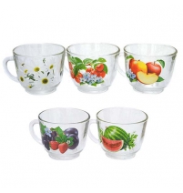 Кружка Гламур 200мл Микс фруктов арт.07с1337