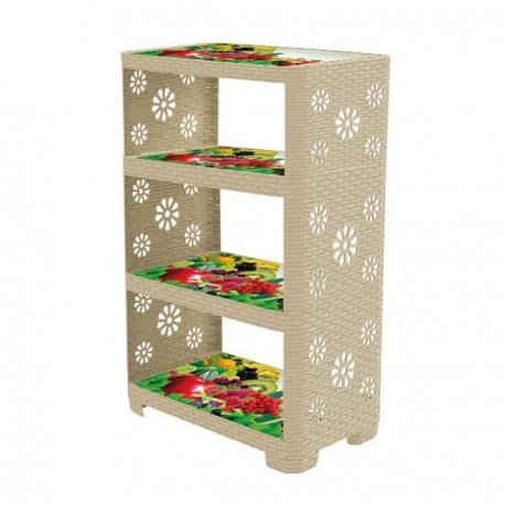 Этажерка "Ягодный микс" 4 секции, Арт. М2507