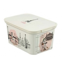 Коробка декоративная Curver Amserdam Miss Paris 300*210*150 мм, Арт. 04729-M33-00