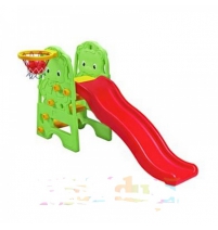 Детская горка Eduplay Мишка с баскетбольным кольцом арт.WJ-314