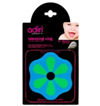 Прорезыватель для зубов Adiri Petal Teething Ring, green-cyan