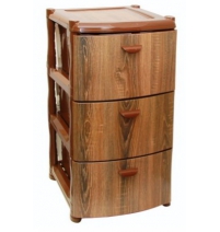 Комод пластиковый с 3 ящиками Альт Деко Дерево, Арт. М 2804