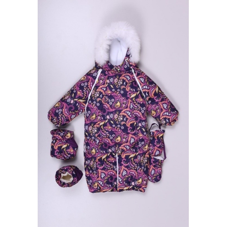 Комбинезон-трансформер "Пушинка" с опушкой