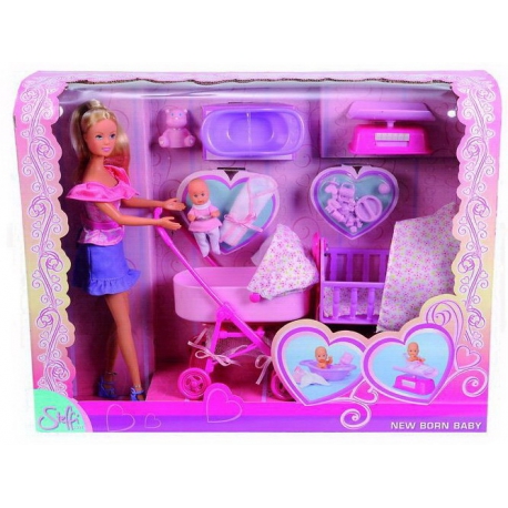Кукла Штеффи с новорожденным Simba Арт. 5730861