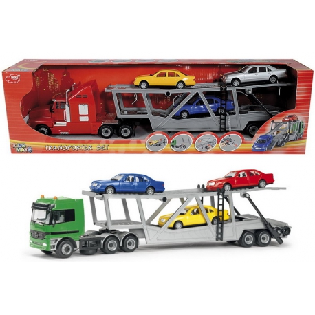 Трейлер с тремя машинами Dickie Арт. 3414481