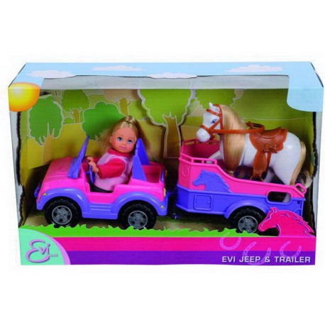 Кукла Еви+трейлер с лошадкой Simba Арт. 5737460