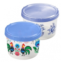 Банка с завинчивающейся крышкой 0,75л. с декором арт.С11031