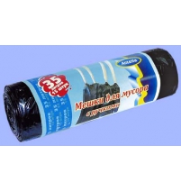 Мешки для мусора 35л/15шт/HDPE/14мкм с ручками арт.70486
