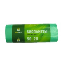 Мешки для мусора БИО 50л/20шт 10мкм арт.МНБ 50-20ж