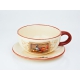 Кружка суповая с блюдцем "Мадрид" 430мл арт.L1581438