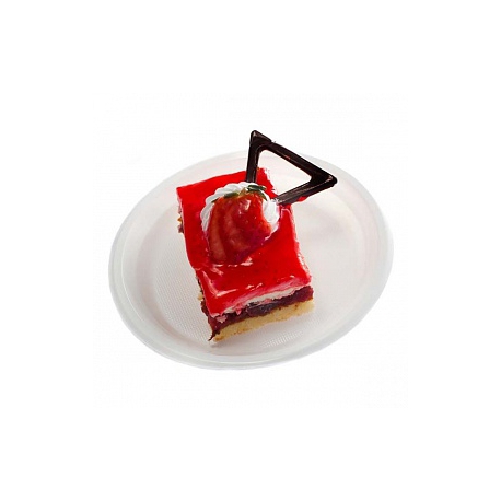 Тарелка десертная однораз. д170мм ПП белая(100шт) арт.230-0704