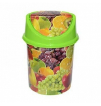 Контейнер с подвижной крышкой 4л Фрукты арт.0404/85/95