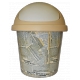 Корзина для мусора 7 л Газета арт.ПЦ2538ГЗТ
