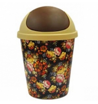 Мусорка круглая 5,5 л Жостово арт.ПЦ2545ЖС