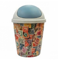 Мусорка круглая 5,5 л Марки арт.ПЦ2545МР