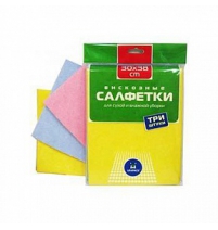Салфетки вискозные 38*30 3шт арт.СВ 3