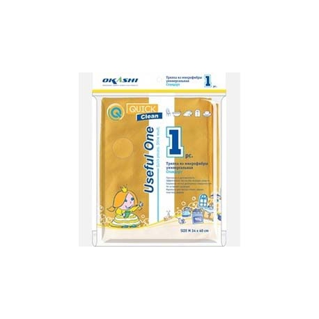 Тряпка из микрофибры универсальная стандарт Useful  One 34*40(M) 1 шт. арт.SM0101
