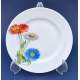 Тарелка мелкая диам. 200 мм Гладкий край Летний букет (2 сорт) , р.1471А, С2111 арт.012612