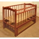 Кроватка детская Ладушка Уренский ЛПХ маятник темная