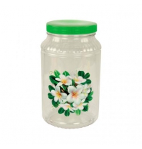 Банка 3л Цветочная ПЭТ арт.М1804
