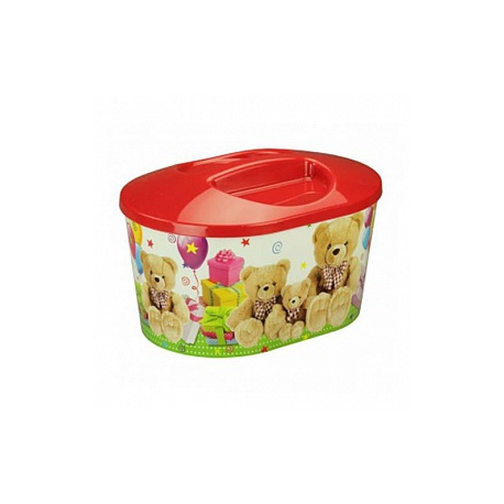 Контейнер (шкатулка) Мишки овальный арт.М1840