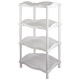 Этажерка "Каскад" 4-х секц. снежно - белый арт.АС 14201000